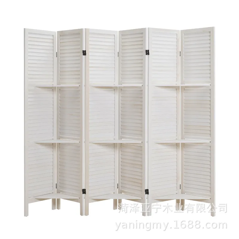 Antique Wooden Folding Louver  - Partition Screen Divider review and price
