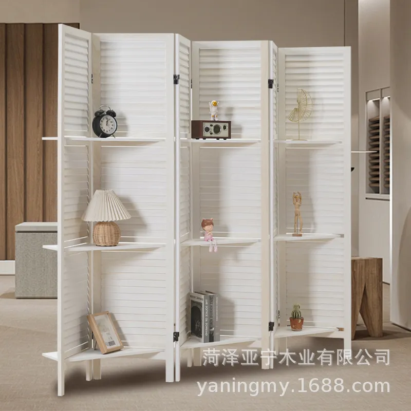Antique Wooden Folding Louver  - Partition Screen Divider review and price
