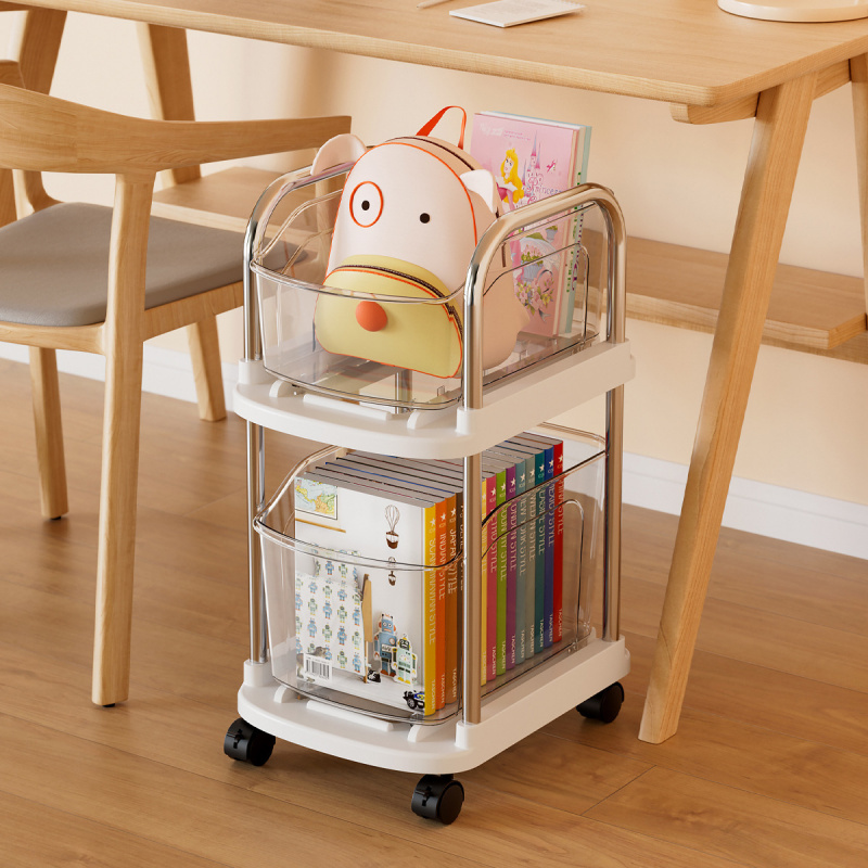 Rolling Storage Cart Plastic M - Book Cart Rolling review and price